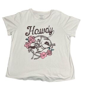 Women’s Howdy Graphic Tee - White